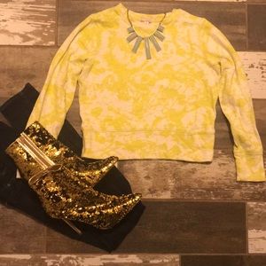 GAP small tie-dye cropped sweater